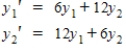 <strong>Solve the system of first-order linear differential equations given below. </strong> A) B) C) D) E)
