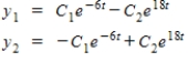 <strong>Solve the system of first-order linear differential equations given below. </strong> A) B) C) D) E)