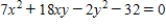 <strong>Find the matrix of the quadratic form associated with the quadratic equation .</strong> A) B) C) D) E)