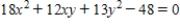 <strong>Use the Principal Axes Theorem to perform a rotation of axes to eliminate the xy-term in the quadratic equation . Identify the resulting rotated conic and give its equation in the new coordinate system.</strong> A) Ellipse; B) Hyperbola; C) Ellipse; D) Hyperbola; E) Ellipse;