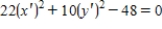 <strong>Use the Principal Axes Theorem to perform a rotation of axes to eliminate the xy-term in the quadratic equation . Identify the resulting rotated conic and give its equation in the new coordinate system.</strong> A) Ellipse; B) Hyperbola; C) Ellipse; D) Hyperbola; E) Ellipse;