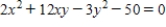 <strong>Use the Principal Axes Theorem to perform a rotation of axes to eliminate the xy-term in the quadratic equation . Identify the resulting rotated conic and give its equation in the new coordinate system.</strong> A) Ellipse; B) Hyperbola; C) Ellipse; D) Hyperbola; E) Ellipse;
