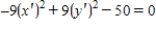 <strong>Use the Principal Axes Theorem to perform a rotation of axes to eliminate the xy-term in the quadratic equation . Identify the resulting rotated conic and give its equation in the new coordinate system.</strong> A) Ellipse; B) Hyperbola; C) Ellipse; D) Hyperbola; E) Ellipse;