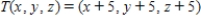 The function is a linear transformation from R<sup>3</sup> to R<sup>3</sup>