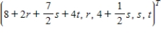 <strong>The linear transformation is defined by , where Find the preimage of .</strong> A) , where r, s, t are real numbers B) , where r, s, t are real numbers C) , where r, s, t are real numbers D) , where r, s, t are real numbers E) , where r, s, t are real numbers