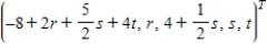 <strong>The linear transformation is defined by , where Find the preimage of .</strong> A) , where r, s, t are real numbers B) , where r, s, t are real numbers C) , where r, s, t are real numbers D) , where r, s, t are real numbers E) , where r, s, t are real numbers
