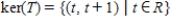 <strong>Find the kernel of the linear transformation , defined by .</strong> A) B) C) D) E)