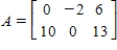 <strong>The linear transformation is defined by , where Find nullity(T).</strong> A) 3 B) 2 C) 0 D) 1 E) none of these choices