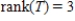 <strong>Let T be a linear transformation from . Given that , find nullity(T).</strong> A) B) C) D) E)