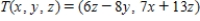 <strong>Find the standart matrix A for the linear transformation defined by </strong> A) B) C) D) E)