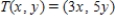 <strong>Find the standard matrix A for the linear transformation T defined by .</strong> A) B) C) D) E)