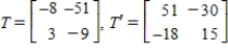 <strong>Find the standard matrices for and where , and , .</strong> A) B) C) D) E)