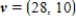 Find where and by using the matrix relative to and .
