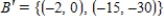 <strong>Let and be bases for . Find the transition matrix P from B' to B.</strong> A) B) C) D) E)
