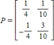 <strong>Let and be bases for . Find the transition matrix P from B' to B.</strong> A) B) C) D) E)