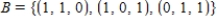 <strong>Let and be bases for . Find the transition matrix P from B' to B.</strong> A) B) C) D) E)