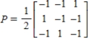 <strong>Let and be bases for . Find the transition matrix P from B' to B.</strong> A) B) C) D) E)