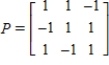 <strong>Let and be bases for . Find the transition matrix P from B' to B.</strong> A) B) C) D) E)