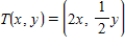 <strong>Find the image of the Z-shaped figure with vertices (0, 0), (6, 0), (6, 6), and (0, 6) under the transformation T which is the expansion and contraction represented by .</strong> A) B) C) D) E)