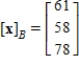 Find the coordinates of   relative to the orthonormal basis   in R<sup>3</sup>. A)     B)    C)    D)     E)   