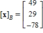 Find the coordinates of   relative to the orthonormal basis   in R<sup>3</sup>. A)     B)    C)    D)     E)   