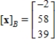 Find the coordinates of   relative to the orthonormal basis   in R<sup>3</sup>. A)     B)    C)    D)     E)   