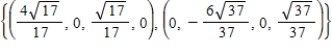 Find an orthonormal basis for the solution space of the following homogeneous system of linear equations.   A)    B)     C)     D)    E)   