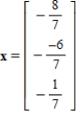 <strong>Find the least squares solution of the system   , where   .</strong> A)   B)   C)   D)   E)    <div style=padding-top: 35px> 