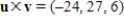 Find the cross product   of the vectors   ,   . A)     B)     C)     D)     E)    