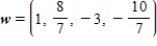 Provided   and   , find w such that   . A)     B)    C)     D)     E)    