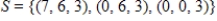 Determine whether   is a basis for   . If it is, write   as a linear combination of the vectors in S.? A)  S is a basis for   and   B)  S is a basis for   and   C)  S is a basis for   and   D)  S is a basis for   and   E)  S is not a basis for  