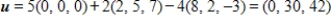 Determine whether   is a basis for   . If it is, write   as a linear combination of the vectors in S.? A)  S is a basis for   and   B)  S is a basis for   and ?   C)  S is a basis for   and   D)  S is a basis for   and   E)  S is not a basis for  