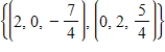 Find a basis for the row space of a matrix   . A)    B)     C)     D)     E)    