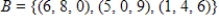 Find the coordinate matrix of   in   relative to the basis   . A)    B)     C)     D)     E)    