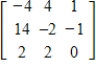Find the transition matrix from   to   . A)     B)     C)     D)     E)    