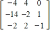 Find the transition matrix from   to   . A)     B)     C)     D)     E)    