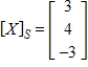 Find the coordinate matrix of   relative to the standard basis in   . A)    B)    C)     D)    E)    