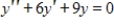 Determine which of the following functions is a solution of the linear differential equation   . A)     B)     C)     D)     E)    