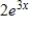 Determine which of the following functions is a solution of the linear differential equation   . A)     B)     C)     D)     E)    