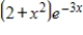 Determine which of the following functions is a solution of the linear differential equation   . A)     B)     C)     D)     E)    