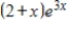 Determine which of the following functions is a solution of the linear differential equation   . A)     B)     C)     D)     E)    