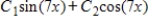 The set of solutions of the differential equation   is   . Find the general solution of the differential equation   . A)    B)     C)     D)    E)    