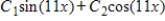 The set of solutions of the differential equation   is   . Find the general solution of the differential equation   . A)    B)     C)    D)     E)   