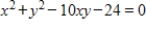 Perform a rotation of axes to eliminate the xy-term, and sketch the graph of the conic defined by the function    A)     B)     C)    D)     E)    