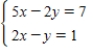 <strong>Use Cramer's Rule to solve the system of equations .</strong> A)x = 5, y = 8 B)x = 5, y = 9 C) x = 4, y = 8 D) x = 7, y = 7 E) x = 9, y = 5