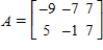 <strong>If possible, find . , </strong> A) B) C) D) E) not possible