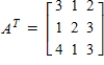 <strong>Write the transpose of matrix A. </strong> A) B) C) D) E)