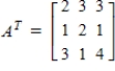<strong>Write the transpose of matrix A. </strong> A) B) C) D) E)