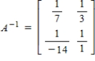 <strong>Given matrix . Find A<sup>-1</sup> the inverse matrix.</strong> A) B) C) D) E)