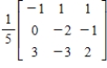 <strong>Find the inverse of the matrix </strong> A) B) C) D) E)